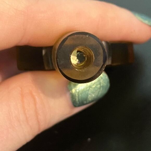 Antique Heinrich Hoffmann Amber/Yellow Perfume Bottle and Stopper- Venus & Cupid - Picture 16 of 16